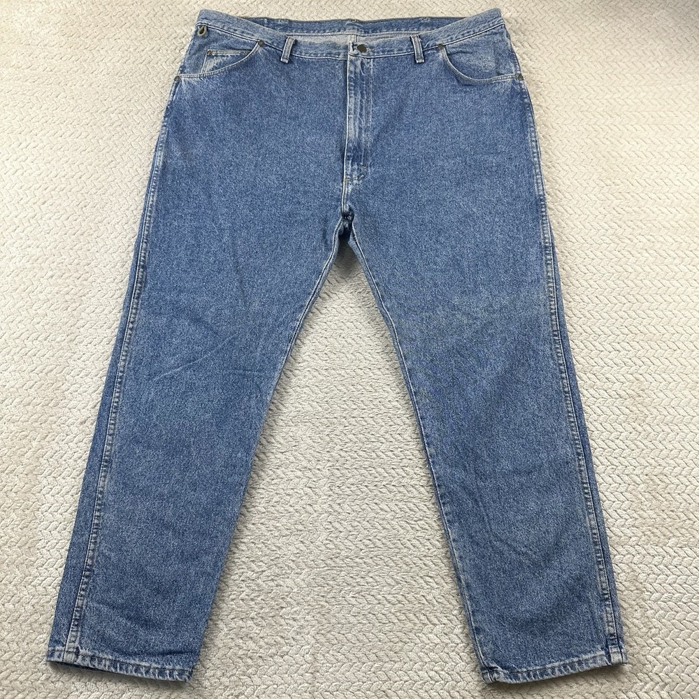 VTG Wrangler Jeans Men's 44x30 Stone Wash Grunge 90's Biggie Made In USA